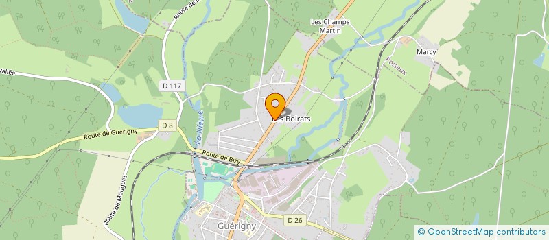 localisation de l'entreprise SCI ROUTE DE PREMERY à GUERIGNY