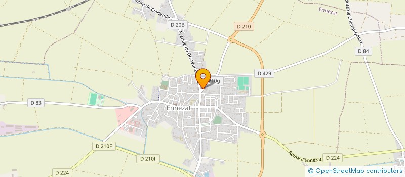 localisation de l'entreprise SCI ROUTE DE RANDAN  ENNEZAT