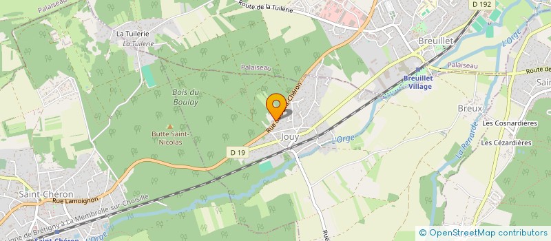 localisation de l'entreprise SCI ROUTE DE SAINT CHERON  BREUX-JOUY