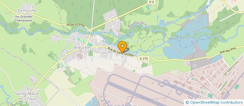 localisation de l'entreprise SCI ROUTE DE SAINT SAUVEUR  BREUCHES