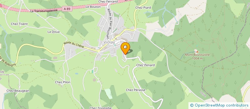 localisation de l'entreprise SCI ROUTE DE TARARE  VIOLAY