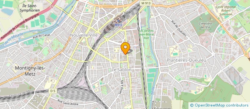 localisation de l'entreprise SCI ROUTE DE THIONVILLE  METZ