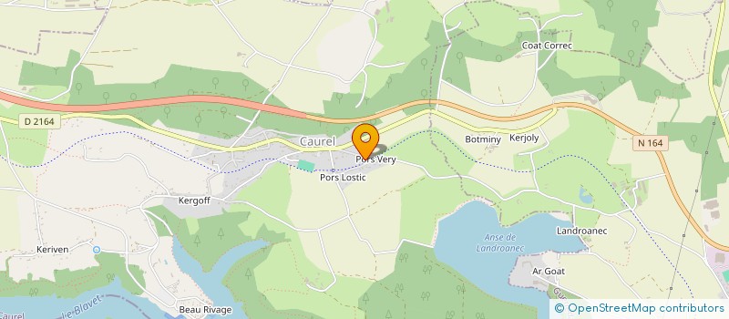 localisation de l'entreprise SCI ROUTE DU LAC  CAUREL