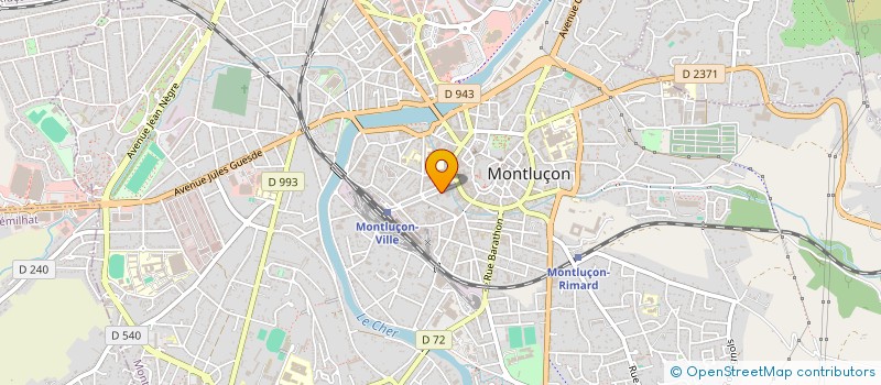 localisation de l'entreprise SCI ROUTE OCEANE à MONTLUCON