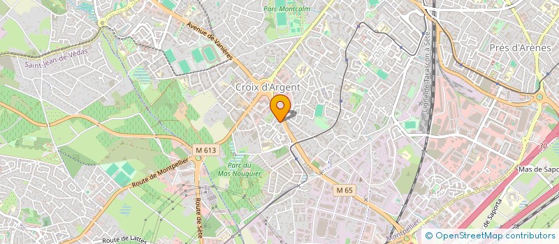 localisation de l'entreprise SCI ROUTHE à MONTPELLIER