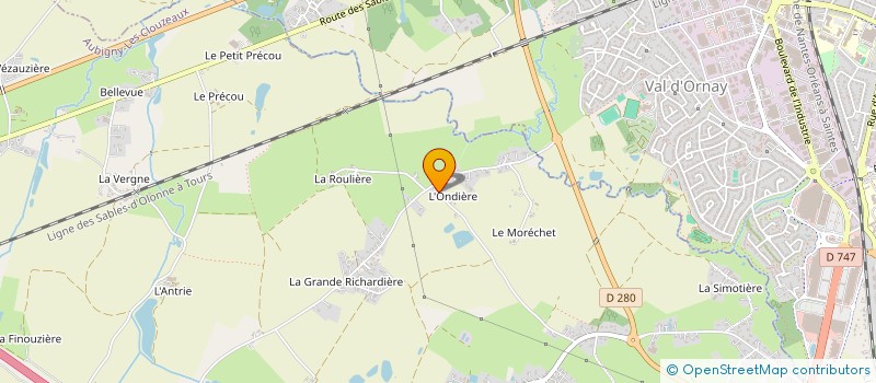 localisation de l'entreprise SCI ROUTHIAU-CHOLET à LES SABLES-D'OLONNE