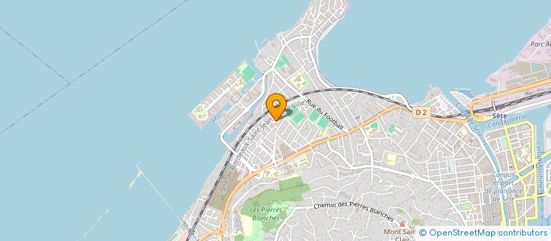 localisation de l'entreprise SCI ROUTIER  SETE