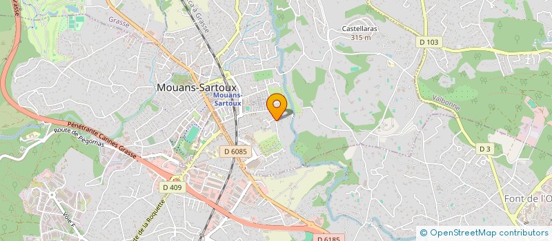 localisation de l'entreprise SCI ROUVE à MOUANS-SARTOUX