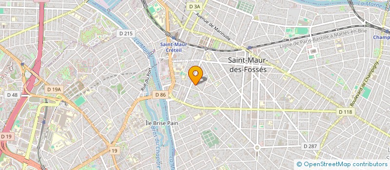 localisation de l'entreprise SCI ROUVET à SAINT-MAUR-DES-FOSSES