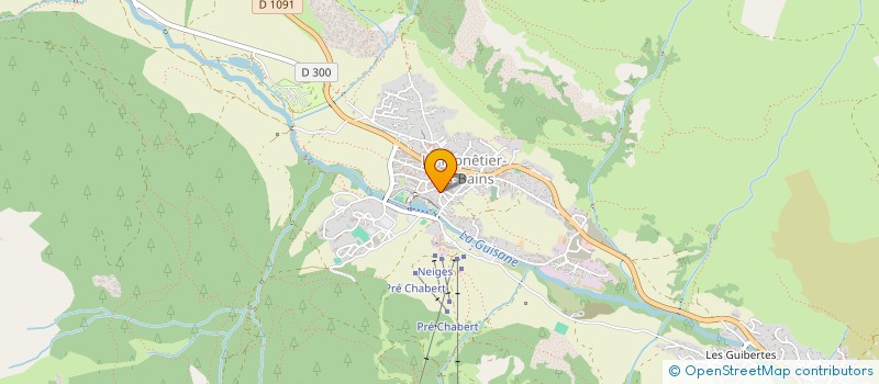 localisation de l'entreprise SCI ROUVEYROL à LE MONETIER-LES-BAINS