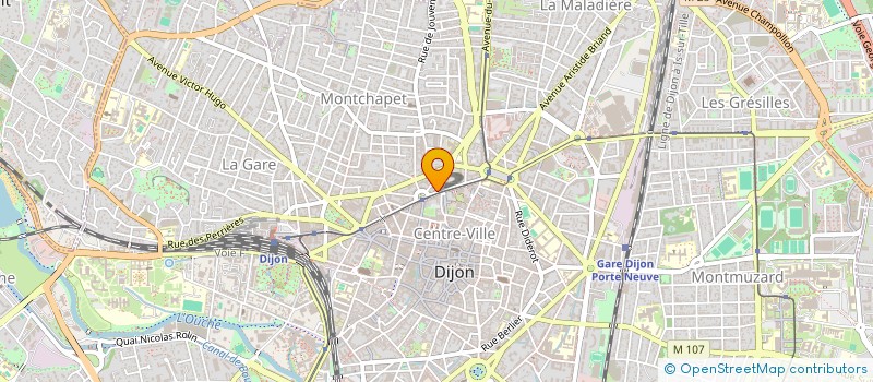 localisation de l'entreprise SCI ROUVIE à DIJON