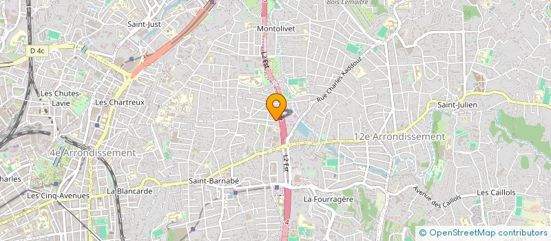 localisation de l'entreprise SCI ROUVIER à MARSEILLE