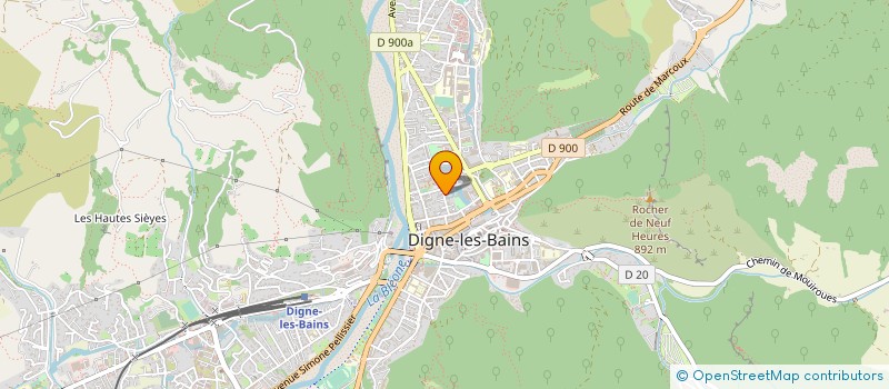 localisation de l'entreprise SCI ROUVIER HEYRIES à DIGNE-LES-BAINS