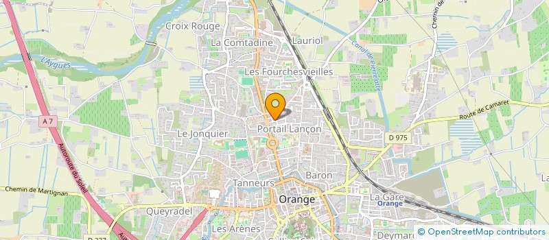 localisation de l'entreprise SCI ROUVIERE  ORANGE