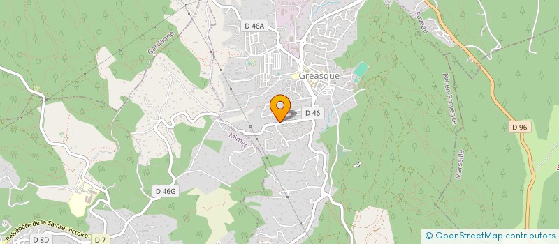 localisation de l'entreprise SCI ROUVIERE-BARTHELEMY  GREASQUE