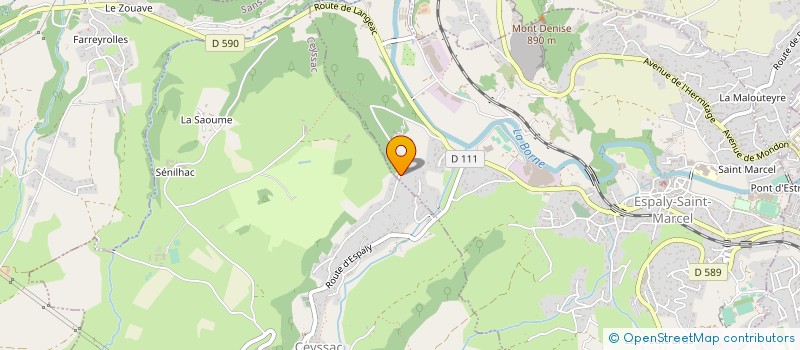 localisation de l'entreprise SCI ROUVIERES  CEYSSAC