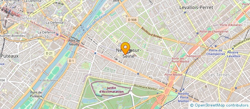 localisation de l'entreprise SCI ROUVRAY 8 à NEUILLY-SUR-SEINE