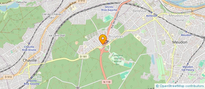 localisation de l'entreprise SCI ROUVRAY IMMOBILIER à SEVRES