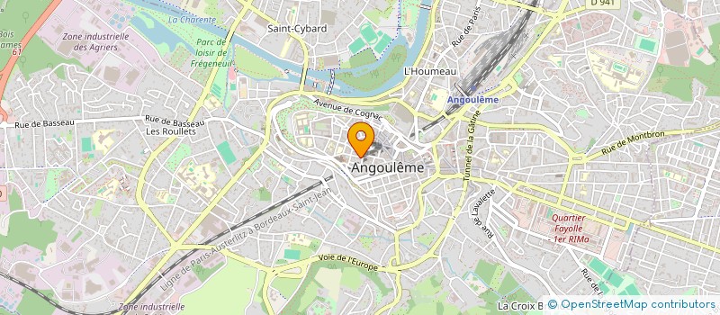 localisation de l'entreprise SCI ROUVREAU CLEMENCEAU à ANGOULEME