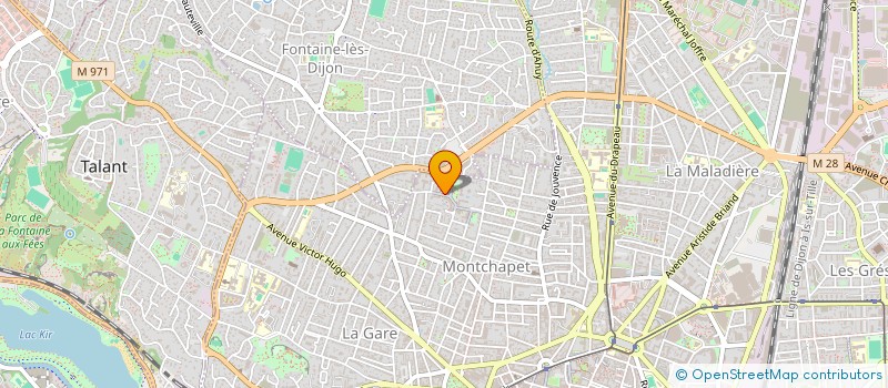 localisation de l'entreprise SCI ROUX à DIJON