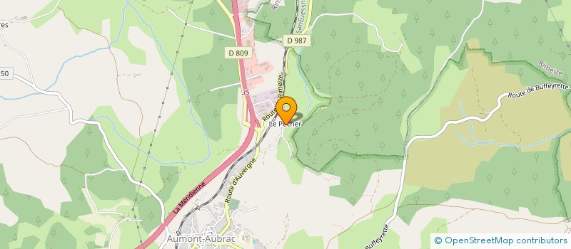 localisation de l'entreprise SCI ROUX  PEYRE EN AUBRAC