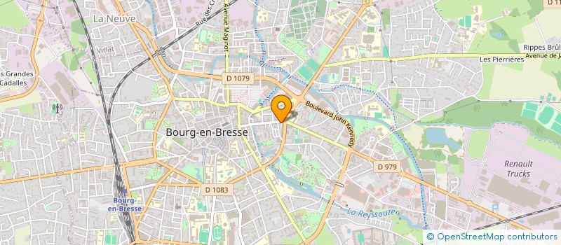localisation de l'entreprise SCI ROUX - BAKIR à BOURG-EN-BRESSE
