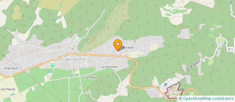 localisation de l'entreprise SCI ROUX/BECK  CUGES LES PINS