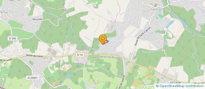 localisation de l'entreprise SCI ROUX PUTTING  SADIRAC