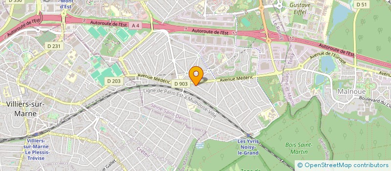 localisation de l'entreprise SCI ROUXEL  MAREUIL-LES-MEAUX