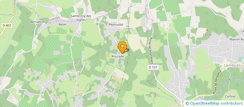 localisation de l'entreprise SCI ROUZADE LA FERME à BERGERAC