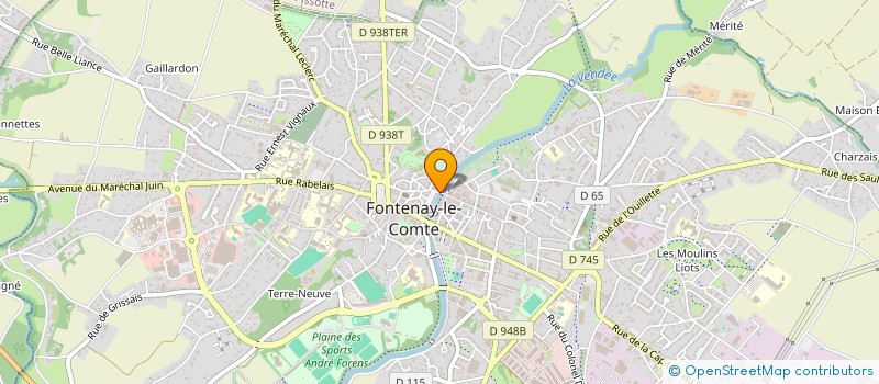 localisation de l'entreprise SCI ROUZIC  FONTENAY-LE-COMTE