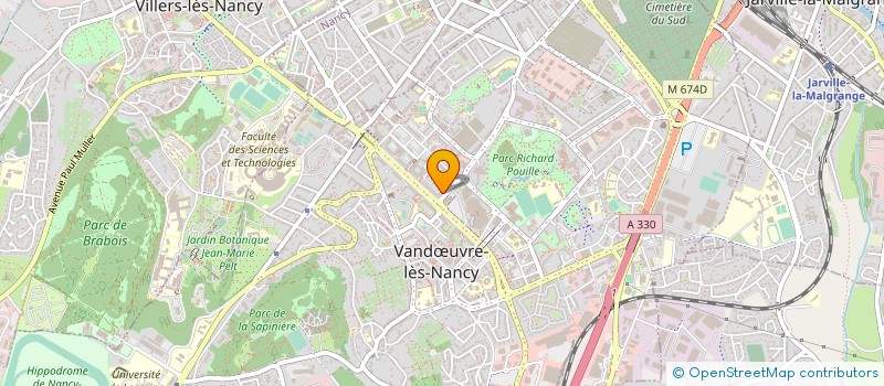 localisation de l'entreprise SCI ROVA KELY  VANDUVRE-LES-NANCY