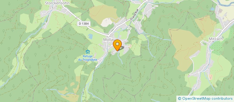 localisation de l'entreprise SCI ROVAL  MOLLAU