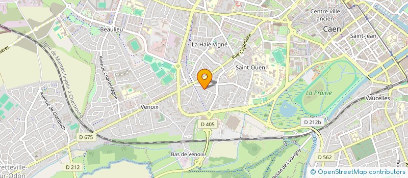 localisation de l'entreprise SCI ROVALEMAX  CAEN