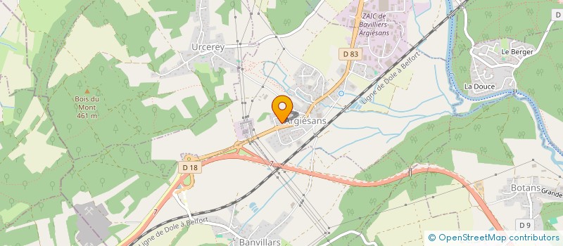 localisation de l'entreprise SCI ROVEDA-GALLEZE à ARGIESANS