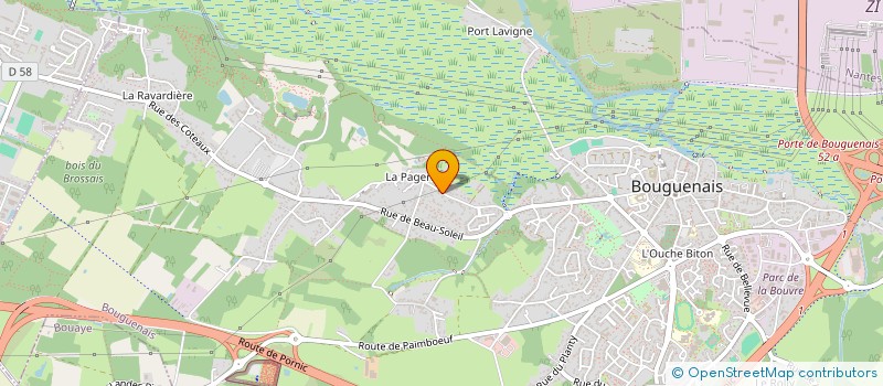 localisation de l'entreprise SCI ROVERIC à BOUGUENAIS