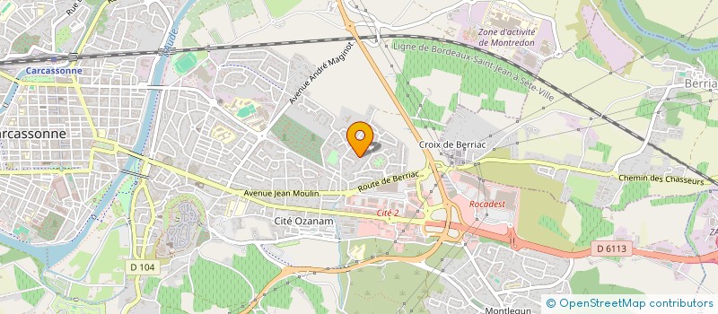localisation de l'entreprise SCI ROVI à CARCASSONNE