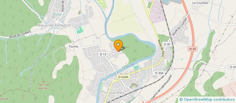 localisation de l'entreprise SCI ROVIAN à VARILHES