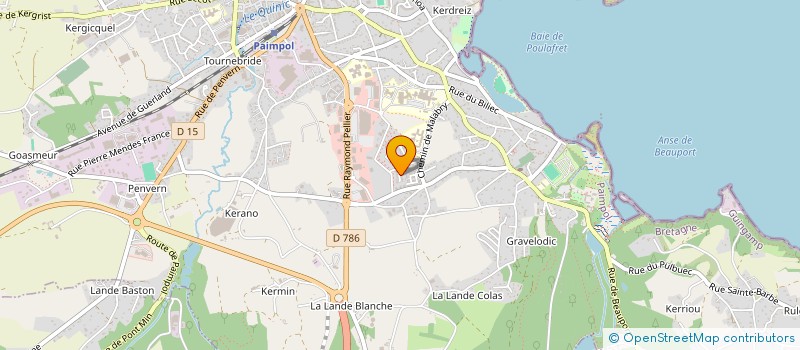 localisation de l'entreprise SCI ROVICE  PAIMPOL