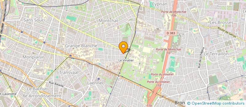 localisation de l'entreprise SCI ROWBEN  LYON