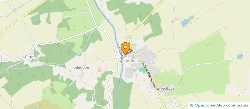 localisation de l'entreprise SCI ROWE  JOUHET