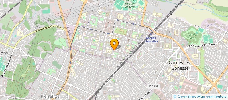 localisation de l'entreprise SCI ROWSON  SARCELLES