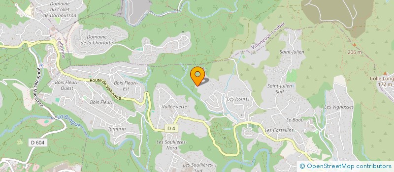 localisation de l'entreprise SCI ROXALIS  BIOT