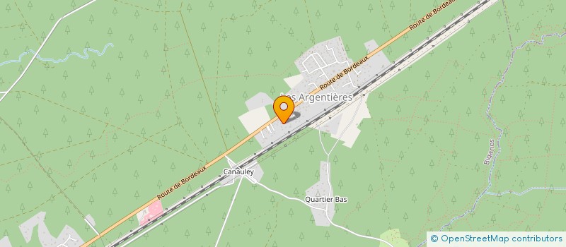 localisation de l'entreprise SCI ROXANE  BIGANOS