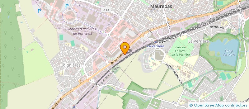 localisation de l'entreprise SCI ROXANE à COIGNIERES