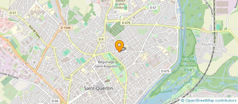 localisation de l'entreprise SCI ROXANE à SAINT-QUENTIN