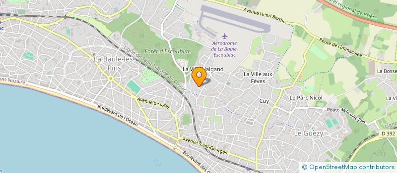 localisation de l'entreprise SCI ROXANE  LA BAULE-ESCOUBLAC