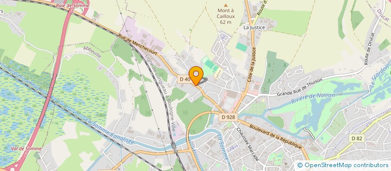 localisation de l'entreprise SCI ROXANE à ABBEVILLE