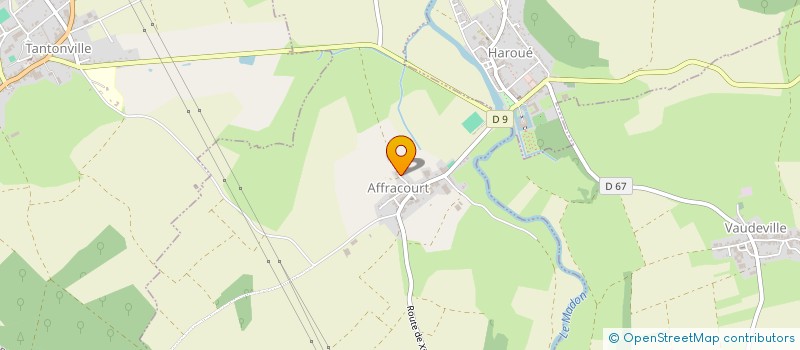 localisation de l'entreprise SCI ROXANNE  AFFRACOURT