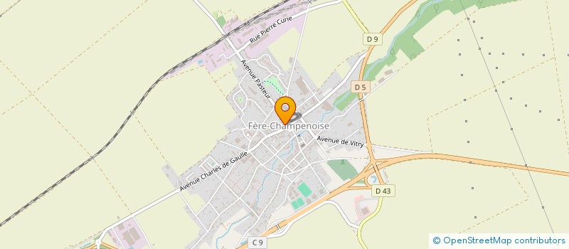 localisation de l'entreprise SCI ROXANNE  FERE-CHAMPENOISE